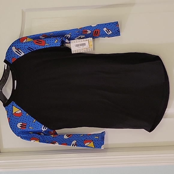 LulaRoe Randy shirt, patriotic Popsicles, 4th of July, XXS - Picture 2 of 4